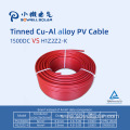 Tinned alloy PV cable copper aluminum alloy conductor